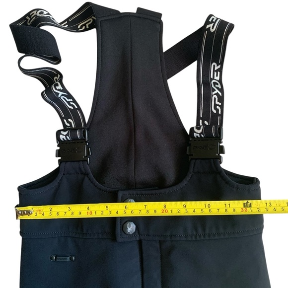 Spyder Kids Ski Racing Dowhill Skiing Snow Pants bibs Size 12 - Picture 7 of 12